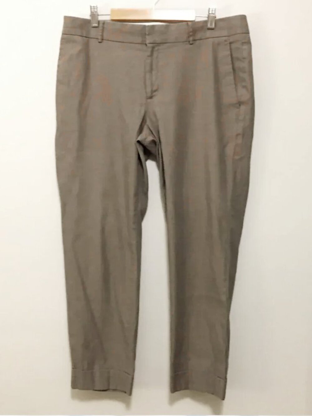 Banana Republic The Martin Fit Curvy Straight Leg Trousers Tan Pants 12